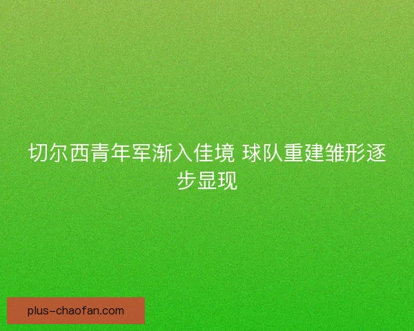 切尔西青年军渐入佳境 球队重建雏形逐步显现